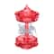 3D Crystal Puzzle - Carousel (White/Red): 83 Pcs